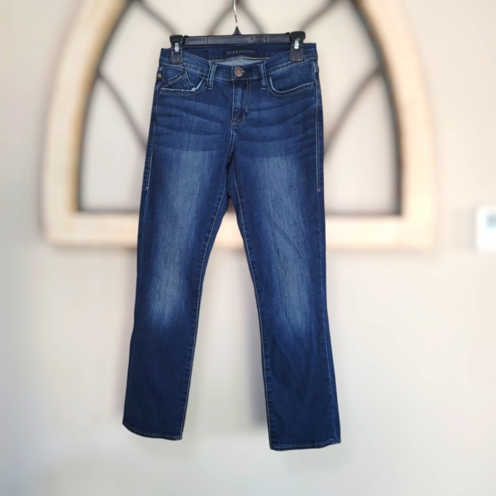 Rock & Republic Kendall Medium Wash Low-rise Bootcut Size 4